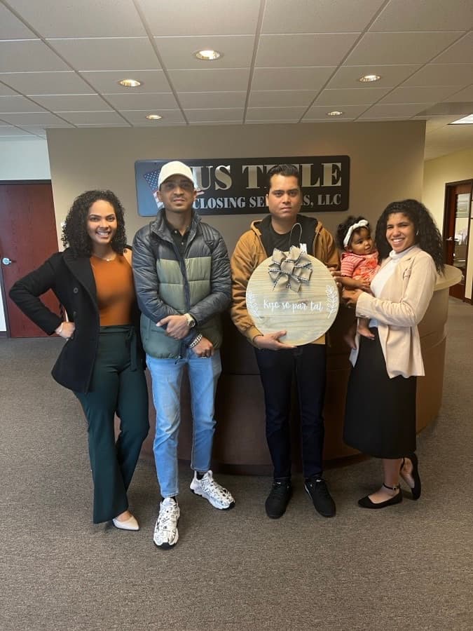 Clients of START Mortgage on closing day
