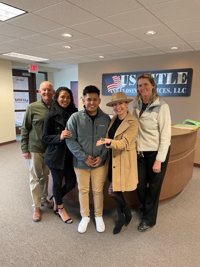 Clients of START Mortgage on closing day