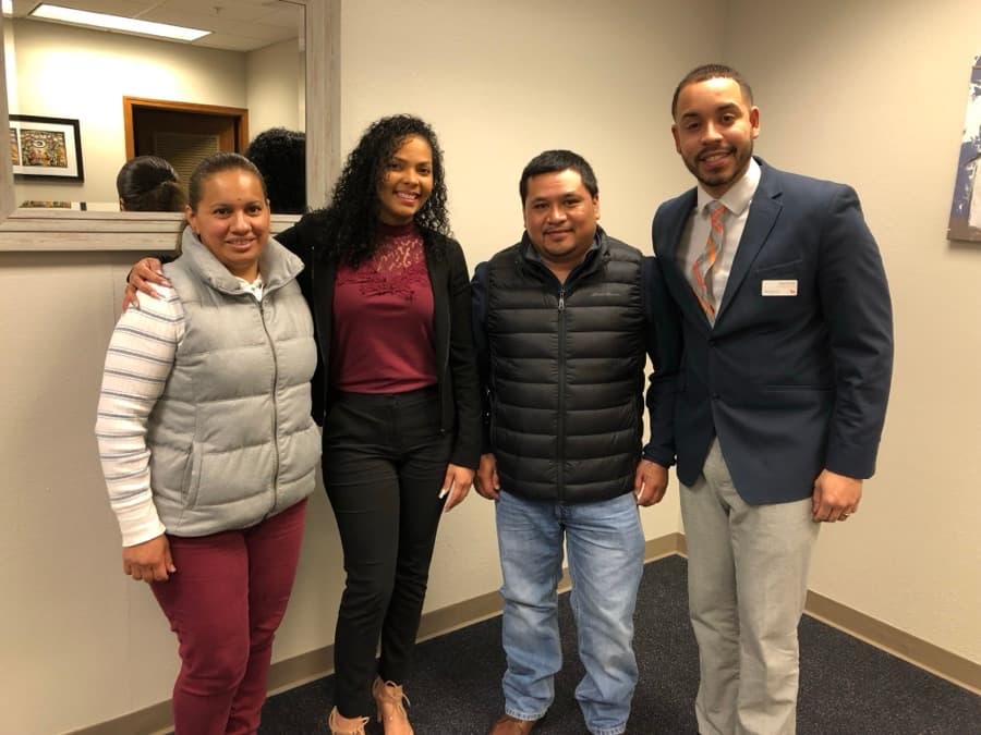 Clients of START Mortgage on closing day