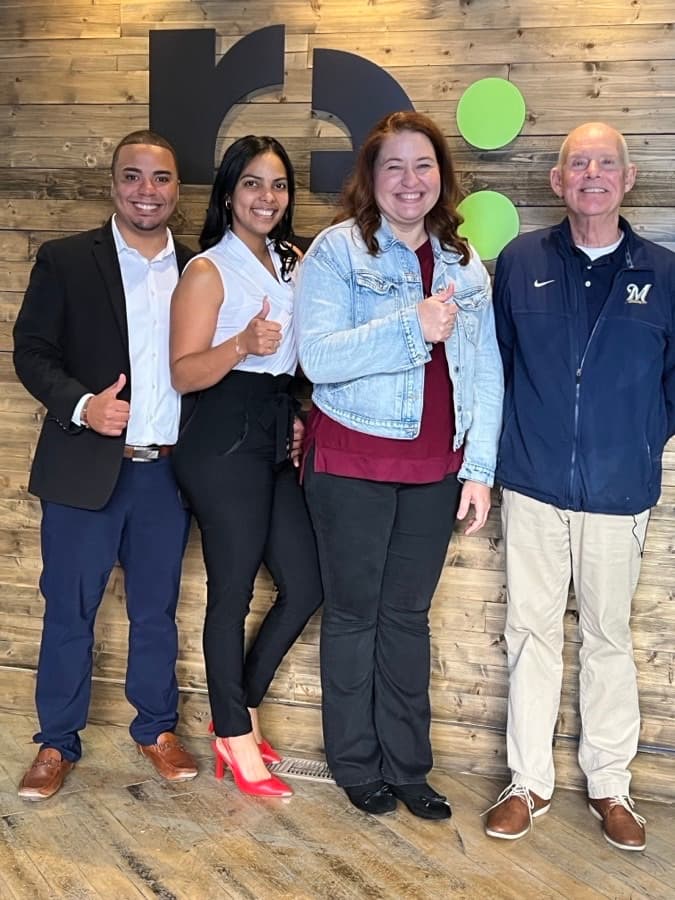 Clients of START Mortgage on closing day
